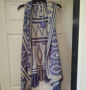 Spoof! Reversible shawl